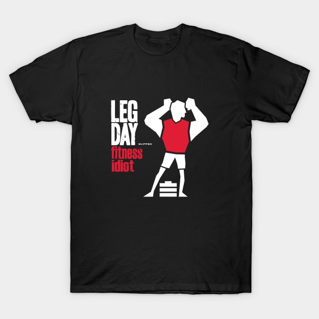 Leg day skipped-album cover parody T-Shirt by ntesign